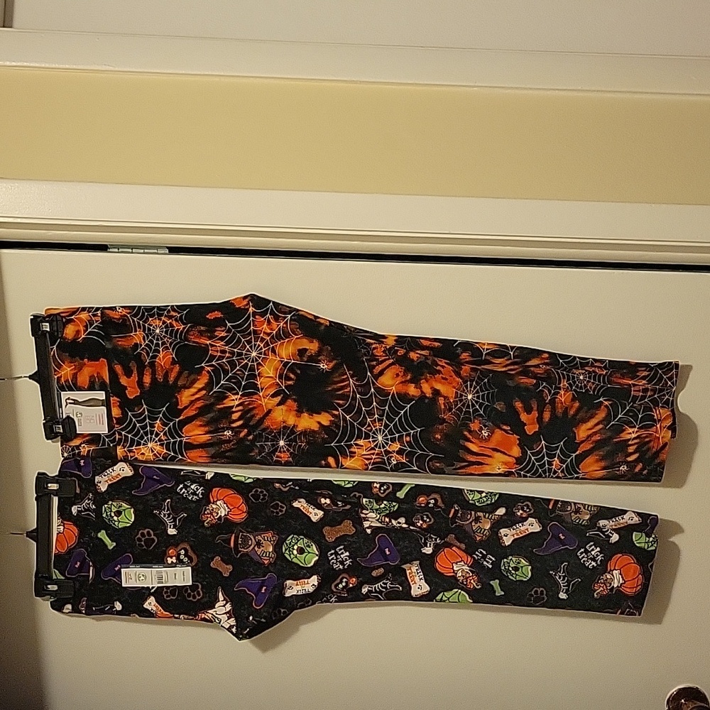 NWT: 2 Pairs Halloween Leggings